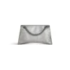 Crush lille kædetaske med “Dirty Effect” “Silver” 7819202AA6X8110