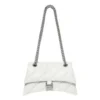 Crush lille kædetaske, quiltet “Optic White” 716351210J09001