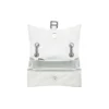 Crush lille kædetaske, quiltet “Optic White” 716351210J09001