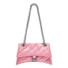 Crush lille kædetaske, quiltet “Pink” 716351210J05812