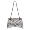 Crush lille kædetaske, quiltet “Silver” 716351210IW8110