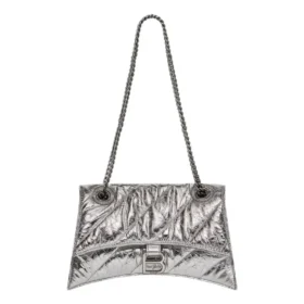 Crush lille kædetaske, quiltet “Silver” 716351210IW8110