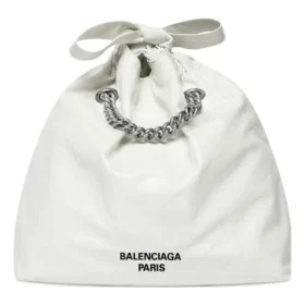 Crush lille tote-taske “Optic White” 742942210IU9001