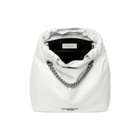 Crush lille tote-taske “Optic White” 742942210IU9001