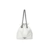Crush lille tote-taske “Optic White” 742942210IU9001