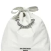 Crush lille tote-taske “Optic White” 742942210IU9001