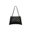 Crush Medium kædetaske, quiltet “Black” 716393210IY1000