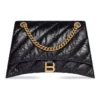 Crush Medium kædetaske, quiltet “Sort” 716393210J11000