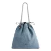 Crush mellemstor totebag i Denim “Blå” 7429412AAYA4661