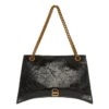 Crush stor kædetaske “Black” 716332210IT1000