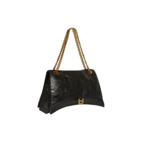 Crush stor kædetaske “Black” 716332210IT1000