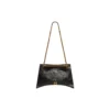 Crush stor kædetaske “Black” 716332210IT1000
