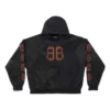 Crypto-hættetrøje, medium pasform “Black Faded” 742603TOVN71055