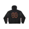Crypto-hættetrøje, medium pasform “Black Faded” 742603TOVN71055