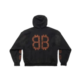 Crypto-hættetrøje, medium pasform “Black Faded” 742603TOVN71055