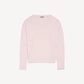 Damesweater i støvet rosa