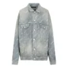 Denim-jakke i Large-pasform “Light Japanese Indigo” 719319TNW553221
