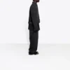 Denimjakke i Large-pasform “Charcoal” 620731TJW411052