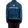 Denimjakke i stor pasform “Blue” 643398TJW214254
