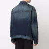 Denimjakke med broderet logo “Blue” 671889TJW754021