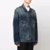 Denimjakke med broderet logo “Blue” 671889TJW754021
