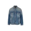 Denimjakke med emblem på ryggen “Blue” 697781TBP484455