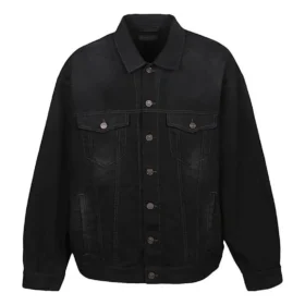 Denimjakke med gaffatape og Political Campaign “Black” 724651TNW111700