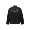 Denimjakke med gaffatape og Political Campaign “Black” 724651TNW111700