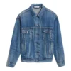 Denimjakke med logo “Blue” 557388TBP464773