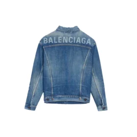 Denimjakke med logo “Blue” 557388TBP464773