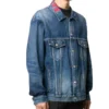 Denimjakke med logo ved halsen “Blå” 571324TCW032340