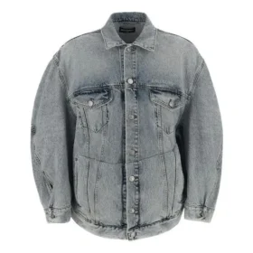 Denimjakke med snoede ærmer “Blue Skies” 706654TDW144824 Denimjakke med snoede ærmer “Blue Skies” 706654TDW144824