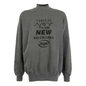 Dette er ikke den nye Balenciaga-logo-sweater “Dark Grey” 652981TKVE41069