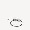 DIY-armbånd med lynlås i skinnende sølv/antiksølv/sort