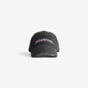 DIY Balenciaga-kasket til mænd i sort