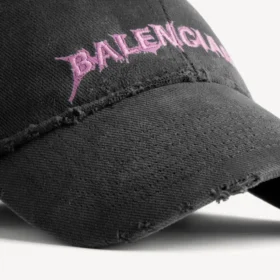 DIY Balenciaga-kasket til mænd i sort