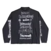 Diy Metal langærmet T-shirt i medium pasform “Black White” 699191TPVO31569