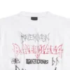 Diy Metal T-shirt “Hvid Sort Rød” 641675TPVO29065