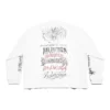 DIY-T-shirt i metal med lange ærmer, medium pasform “Hvid, sort, rød” 699191TPVO29065
