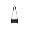 Downtown Xs skuldertaske med krokodilleprægning “Black” 6891212106F1090