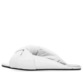 Drapede flade sandaler “Hvid” 636576WA2M09002