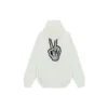 Drip Peace-hettetrøje i Large-pasform “White” 651799TKVA2863932
