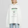 Dry Cleaning Boxy Hættetrøje “White” 661711TKVF99085