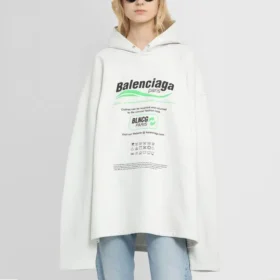 Dry Cleaning Boxy Hættetrøje “White” 661711TKVF99085