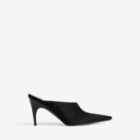 Duchesse-mules til kvinder i sort