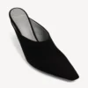 Duchesse-mules til kvinder i sort Duchesse-mules til kvinder i sort