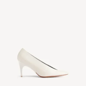 Duchesse-pumps til kvinder i snehvid