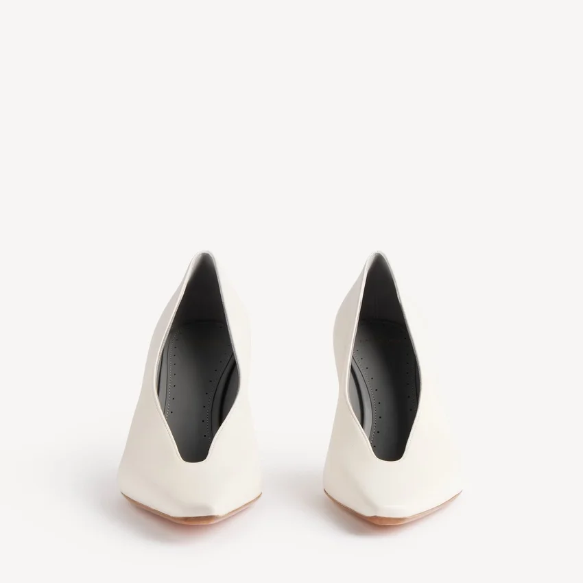 Duchesse-pumps til kvinder i snehvid Duchesse-pumps til kvinder i snehvid