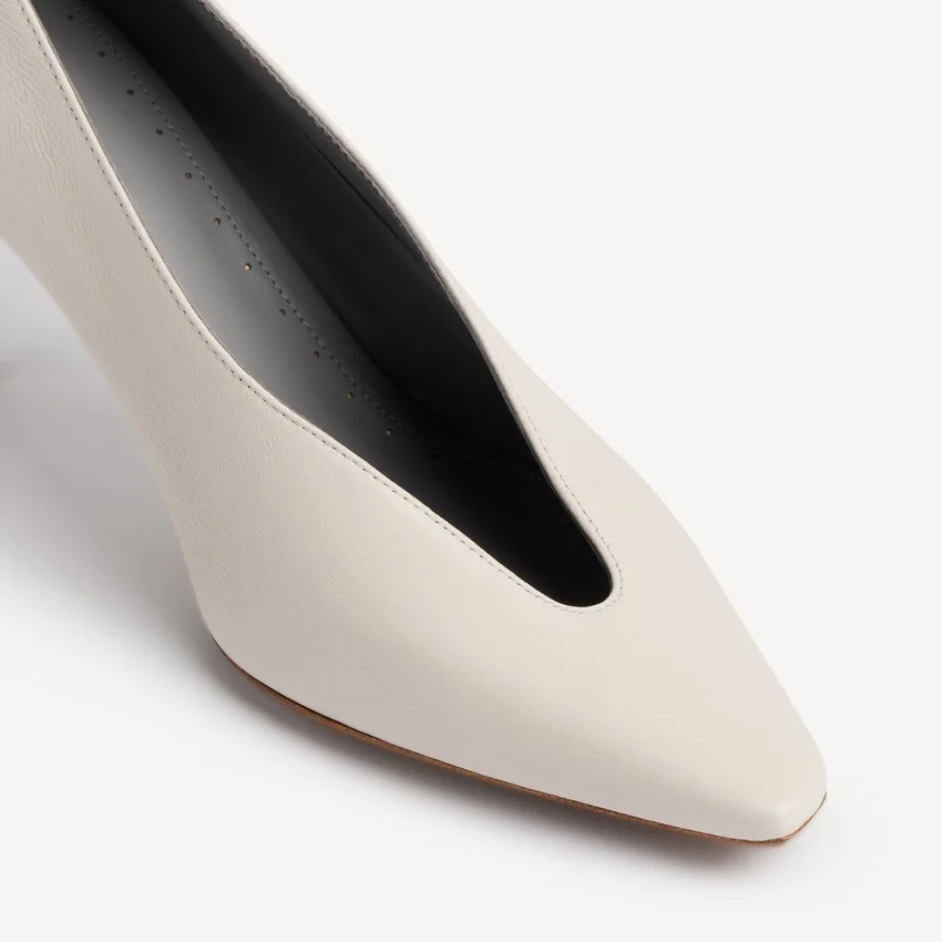 Duchesse-pumps til kvinder i snehvid Duchesse-pumps til kvinder i snehvid