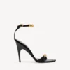 Duchesse-sandal til kvinder i sort Duchesse-sandal til kvinder i sort